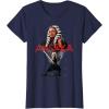 imageStar Wars Ahsoka Tano Jedi Hero Aurebesh Disney TShirtNavy Blue