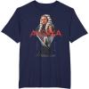 imageStar Wars Ahsoka Tano Jedi Hero Aurebesh Disney TShirtNavy Blue