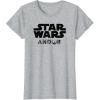imageStar Wars Andor Centered Text Logo Symbol V2 TShirtHeather Grey