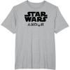 imageStar Wars Andor Centered Text Logo Symbol V2 TShirtHeather Grey