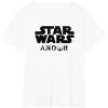 imageStar Wars Andor Centered Text Logo Symbol V2 TShirtWhite