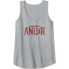 imageStar Wars Andor Worn Text Logo Tank TopHeather Grey