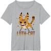imageStar Wars Galaxy of Creatures Galactic Pals Happy LothCat TShirtHeather Grey