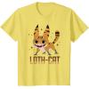 imageStar Wars Galaxy of Creatures Galactic Pals Happy LothCat TShirtLemon Yellow