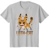 imageStar Wars Galaxy of Creatures Galactic Pals Happy LothCat TShirtSilver Grey