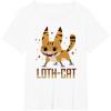 imageStar Wars Galaxy of Creatures Galactic Pals Happy LothCat TShirtWhite