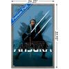 imageTrends International Star Wars Ahsoka  Blue Wall Poster 34L x 224W Premium Unframed VersionBarnwood Framed Version