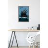 imageTrends International Star Wars Ahsoka  Blue Wall Poster 34L x 224W Premium Unframed VersionBarnwood Framed Version