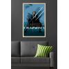 imageTrends International Star Wars Ahsoka  Blue Wall Poster 34L x 224W Premium Unframed VersionBlonde Framed Version
