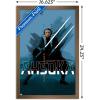 imageTrends International Star Wars Ahsoka  Blue Wall Poster 34L x 224W Premium Unframed VersionBronze Framed Version