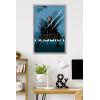 imageTrends International Star Wars Ahsoka  Blue Wall Poster 34L x 224W Premium Unframed VersionGray Framed Version