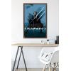 imageTrends International Star Wars Ahsoka  Blue Wall Poster 34L x 224W Premium Unframed VersionMahogany Framed Version