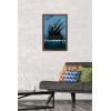 imageTrends International Star Wars Ahsoka  Blue Wall Poster 34L x 224W Premium Unframed VersionMahogany Framed Version