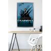 imageTrends International Star Wars Ahsoka  Blue Wall Poster 34L x 224W Premium Unframed VersionSilver Framed Version