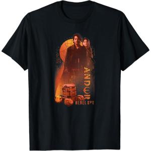 imageStar Wars Andor Cassian Rebel Group Poster TShirtBlack
