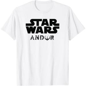 imageStar Wars Andor Centered Text Logo Symbol V2 TShirtWhite