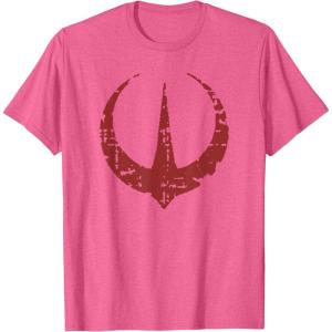 imageStar Wars Andor Worn Icon Logo TShirtPink Heather