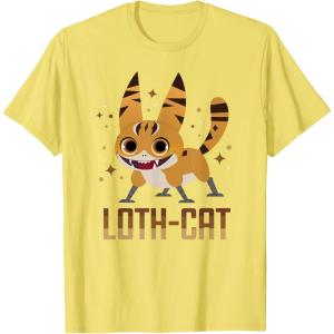 imageStar Wars Galaxy of Creatures Galactic Pals Happy LothCat TShirtLemon Yellow