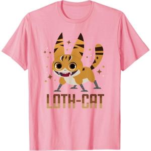 imageStar Wars Galaxy of Creatures Galactic Pals Happy LothCat TShirtPink