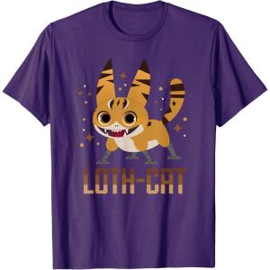 imageStar Wars Galaxy of Creatures Galactic Pals Happy LothCat TShirtPurple