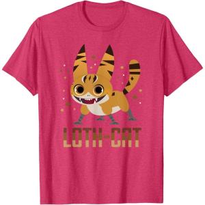 imageStar Wars Galaxy of Creatures Galactic Pals Happy LothCat TShirtRed Heather