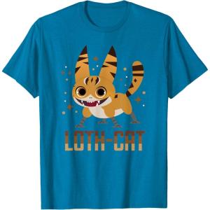 imageStar Wars Galaxy of Creatures Galactic Pals Happy LothCat TShirtSapphire Blue
