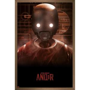 imageTrends International Star Wars Andor Season 2  K2SO Wall Poster 34L x 224W Premium Unframed VersionBronze Framed Version