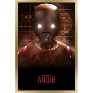 imageTrends International Star Wars Andor Season 2  K2SO Wall Poster 34L x 224W Premium Unframed VersionGold Framed Version