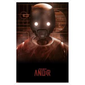imageTrends International Star Wars Andor Season 2  K2SO Wall Poster 34L x 224W Premium Unframed VersionWhite Framed Version