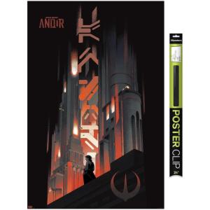 imageTrends International Star Wars Andor Season 2  Skyline Wall Poster 34L x 224W Premium Unframed VersionPoster  Clip Bundle