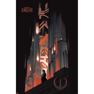 imageTrends International Star Wars Andor Season 2  Skyline Wall Poster 34L x 224W Premium Unframed VersionUnframed Version