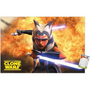 imageTrends International Star Wars The Clone Wars  Ahsoka Tano Wall Poster 22375quot x 34quot Premium Unframed VersionPremium Poster  Mount Bundle