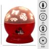 imageIdea Nuova Star Wars The Mandalorian Featuring Grogu Rotating LED Projection Kids Lamp and NightlightMinnie Mouse  Red