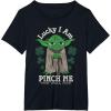 imageNEW Star Wars St Patricks Day Lucky Yoda Pinch Me Not Funny TShirtBlack