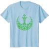 imageStar Wars Rebel Alliance Green Shamrocks St Patricks Day TShirtBaby Blue
