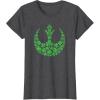 imageStar Wars Rebel Alliance Green Shamrocks St Patricks Day TShirtDark Heather Grey