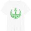 imageStar Wars Rebel Alliance Green Shamrocks St Patricks Day TShirtWhite