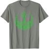 imageStar Wars Rebel Alliance Green Shamrocks St Patricks Day TShirtOlive Heather