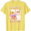 imageStar Wars The Mandalorian Easter Grogu Frog Snacks Panels TShirtLemon Yellow