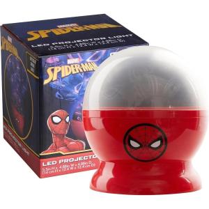 imageIdea Nuova Star Wars The Mandalorian Featuring Grogu Rotating LED Projection Kids Lamp and NightlightSpiderman