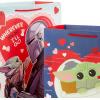 imageHallmark 13quot Large Star Wars Gift Bag with Tissue Paper Baby Yoda The Child The Mandalorian for Christmas Birthdays Baby Showers Halloween May the 4thValentines Day Gift Bags 2 Count