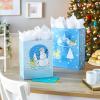 imageHallmark 13quot Large Star Wars Gift Bag with Tissue Paper Baby Yoda The Child The Mandalorian for Christmas Birthdays Baby Showers Halloween May the 4thChristmas Gift Bags 2count