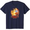imageStar Wars  Skeleton Crew Retro Circle TShirtNavy Blue