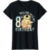 imageStar Wars BB8 ampamp DO Rolling Into My 8th Birthday TShirtBlack