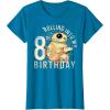 imageStar Wars BB8 ampamp DO Rolling Into My 8th Birthday TShirtSapphire Blue