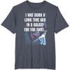 imageStar Wars I Was Born A Long Time Ago 50th Birthday Disney TShirtHeather Blue
