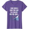 imageStar Wars I Was Born A Long Time Ago 50th Birthday Disney TShirtPurple Heather
