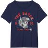 imageStar Wars The Bad Batch ampamp Co Clone Force Tech Helmet TShirtNavy Blue
