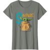 imageStar Wars The Mandalorian The Child Kids 9th Birthday TShirtOlive Heather