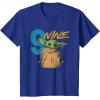 imageStar Wars The Mandalorian The Child Kids 9th Birthday TShirtRoyal Blue